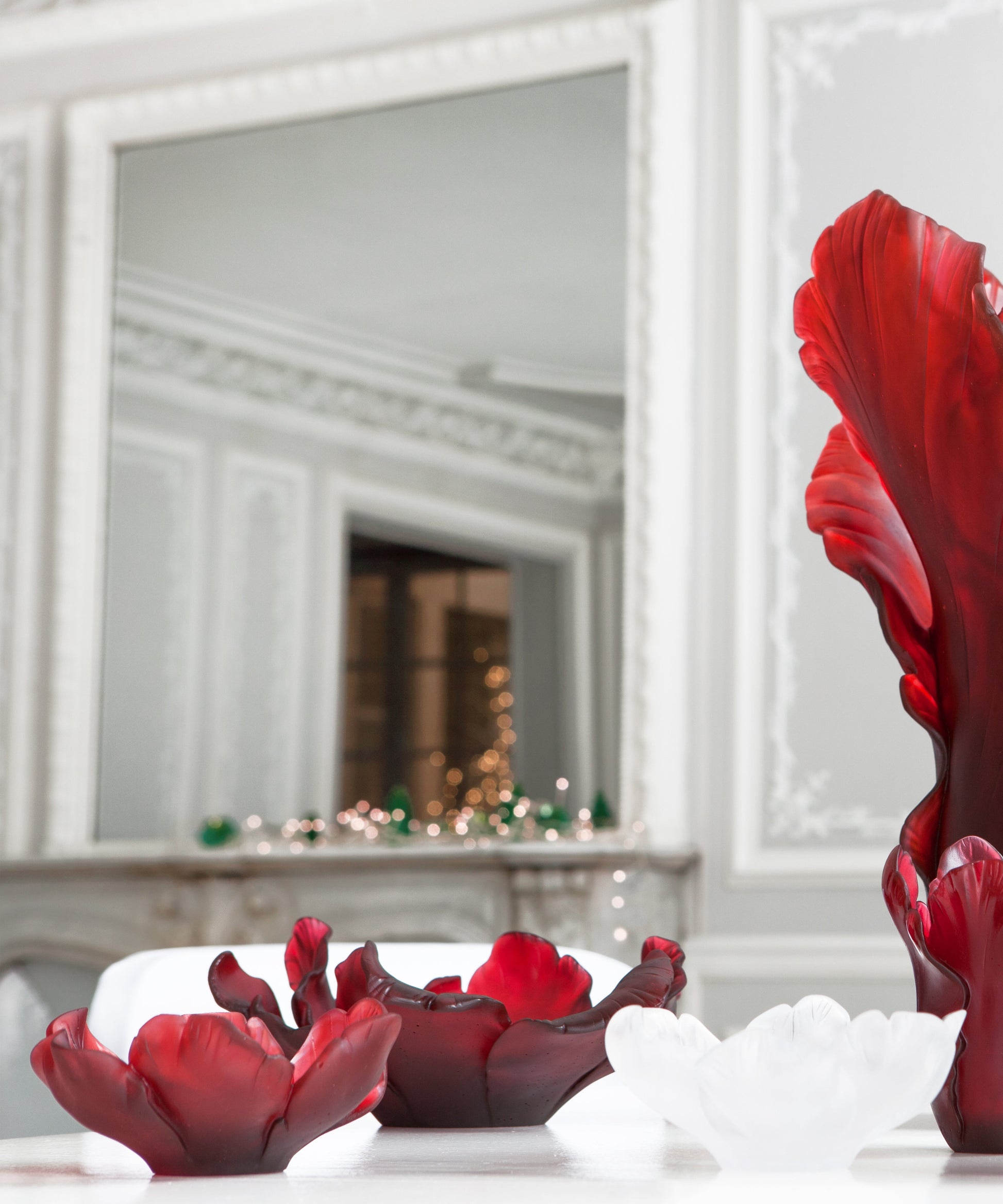 Tulipe Coupelle Rouge - Daum