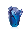 Tulipe Vase grand modèle Bleu - Daum