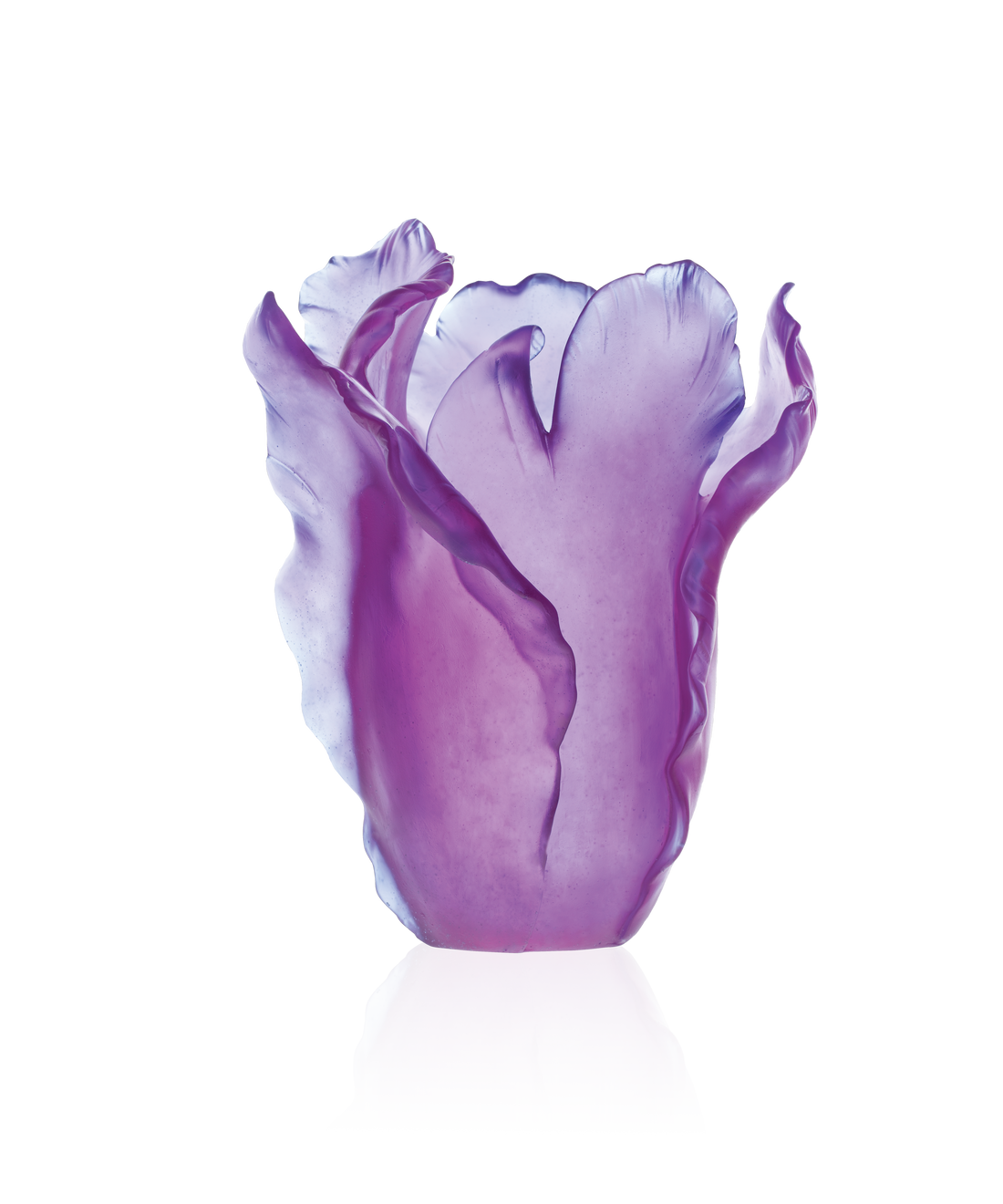 Tulipe Vase grand modèle Ultraviolet - Daum