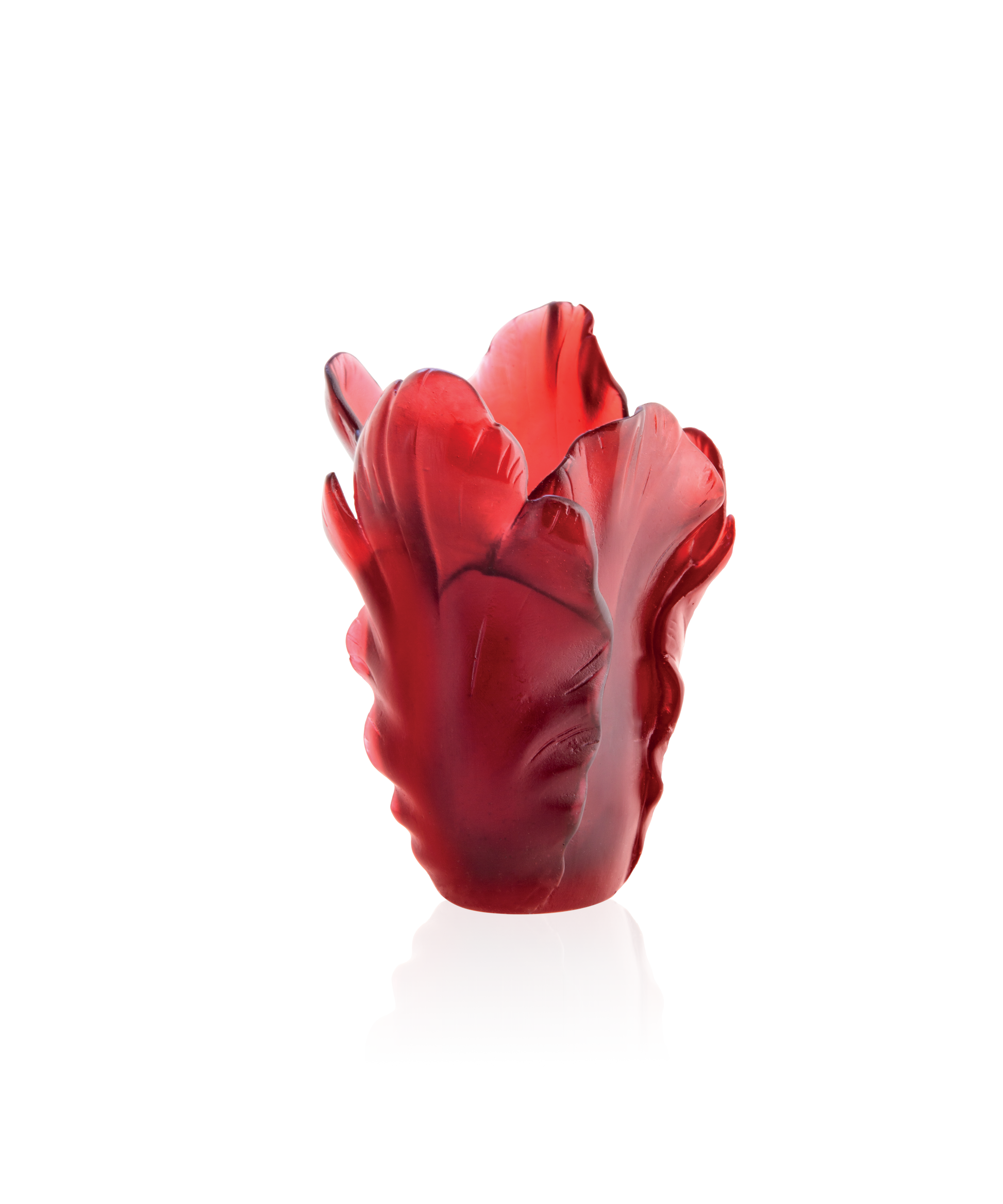 Tulipe Vase Rouge - Daum