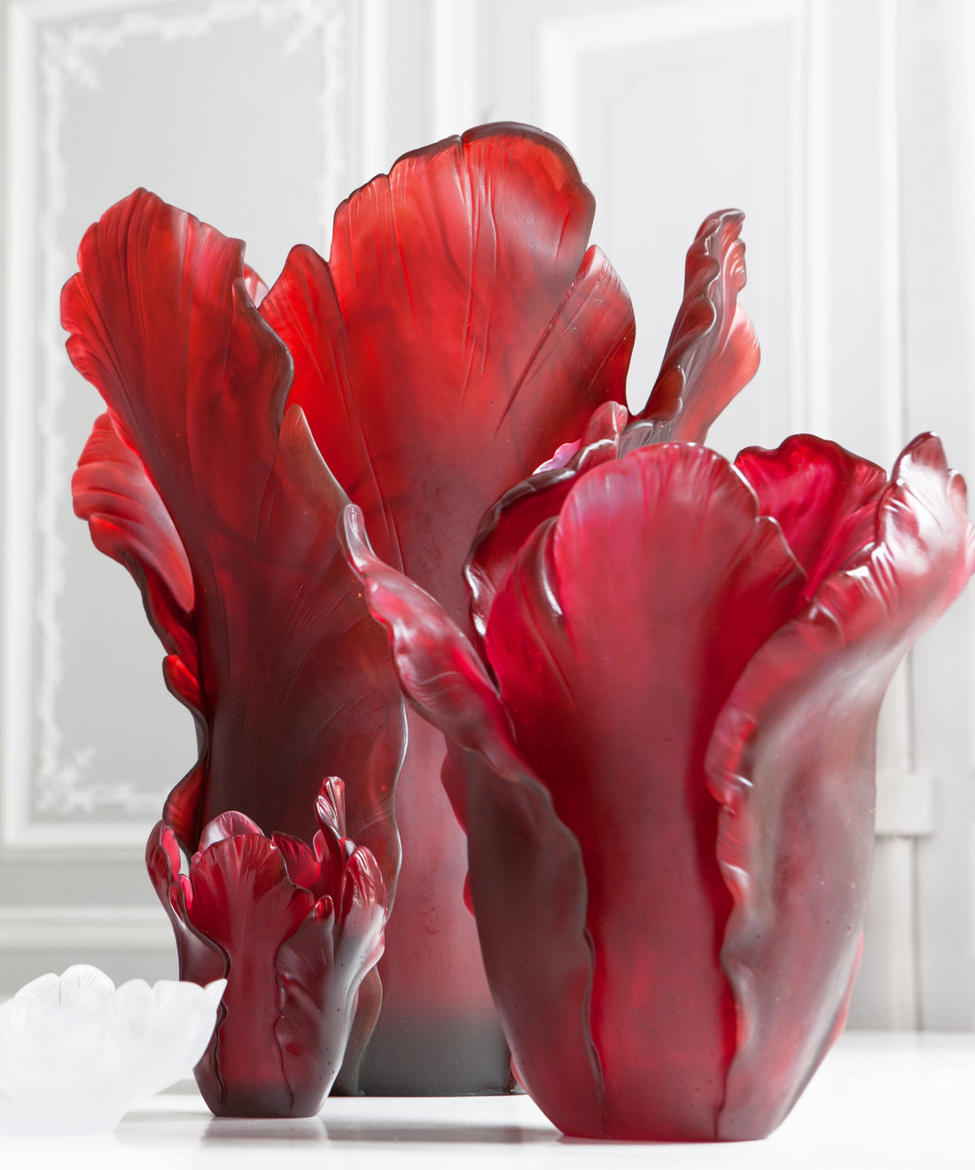 Tulipe Vase Rouge - Daum