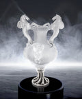 Vase chevaux ailés Blanc 8ex - Daum