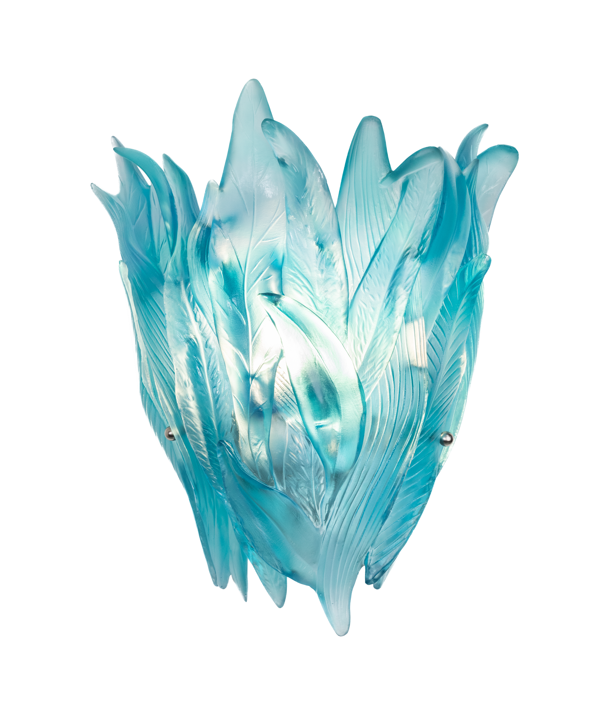 Végétale Applique Turquoise - Daum
