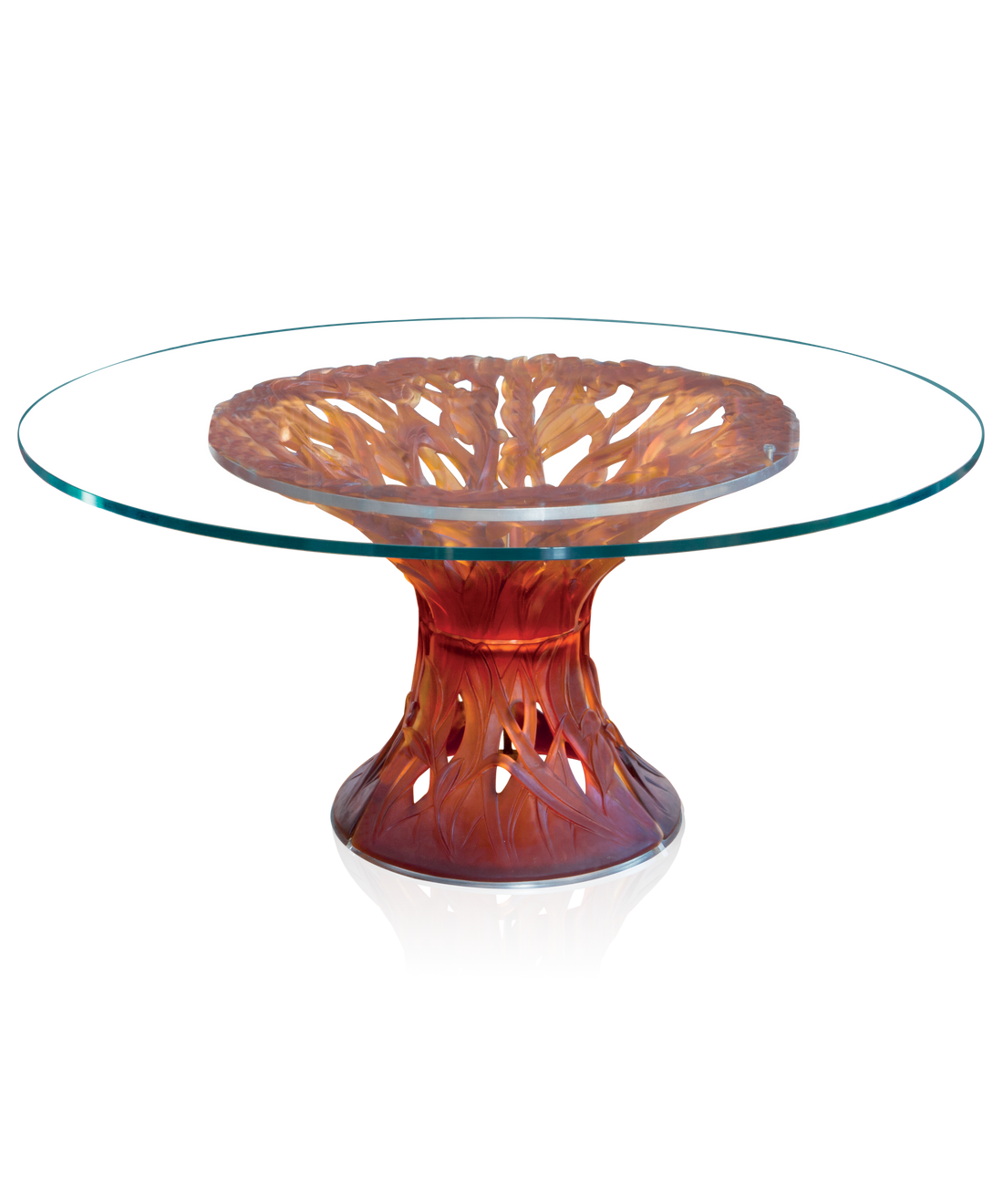 Végétale Table 6 éléments Ambre - Daum
