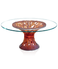 Végétale Table 6 éléments Ambre - Daum