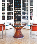 Végétale Table 6 éléments Ambre - Daum