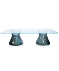 Végétale Table basse grand modèle Bleu-gris - Daum