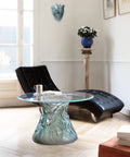 Végétale Table basse grand modèle Bleu-gris - Daum
