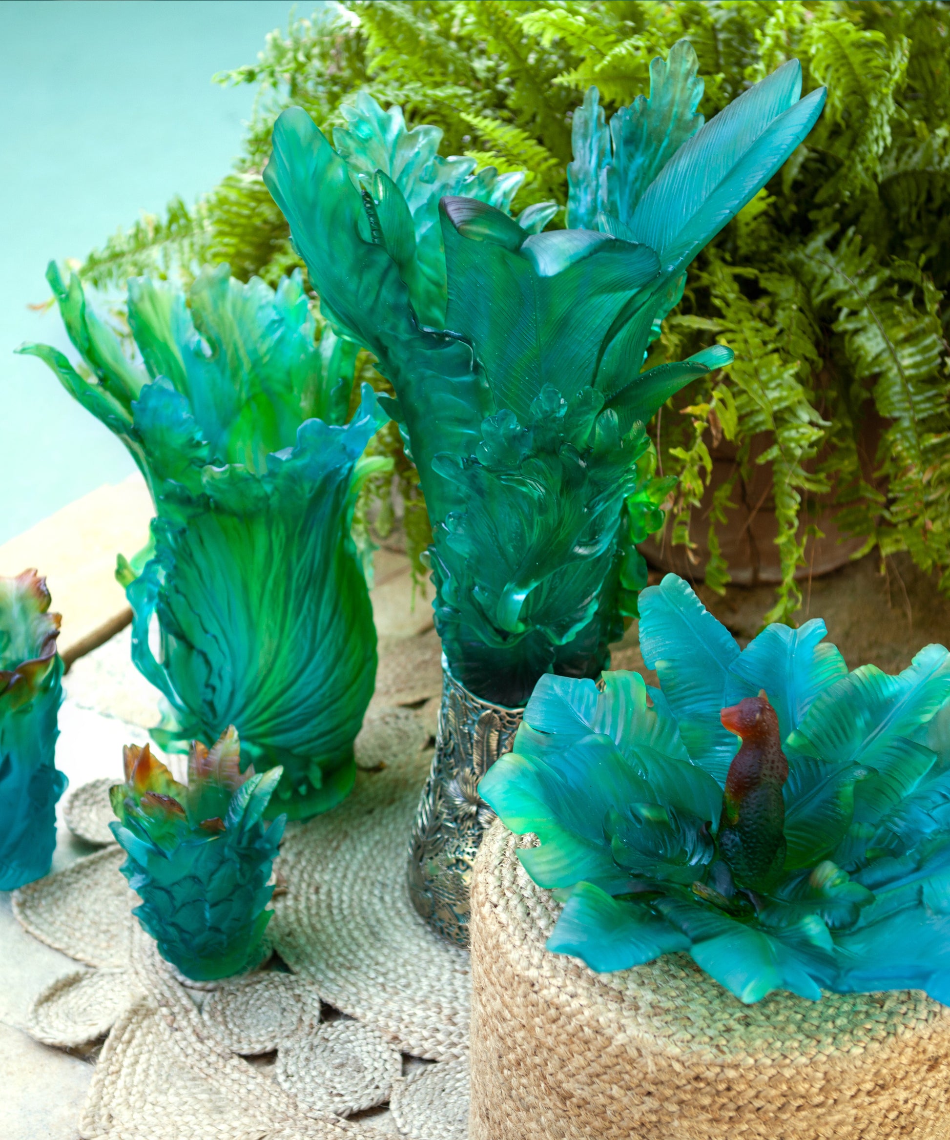 Voyage Tropical Centre de table - Daum