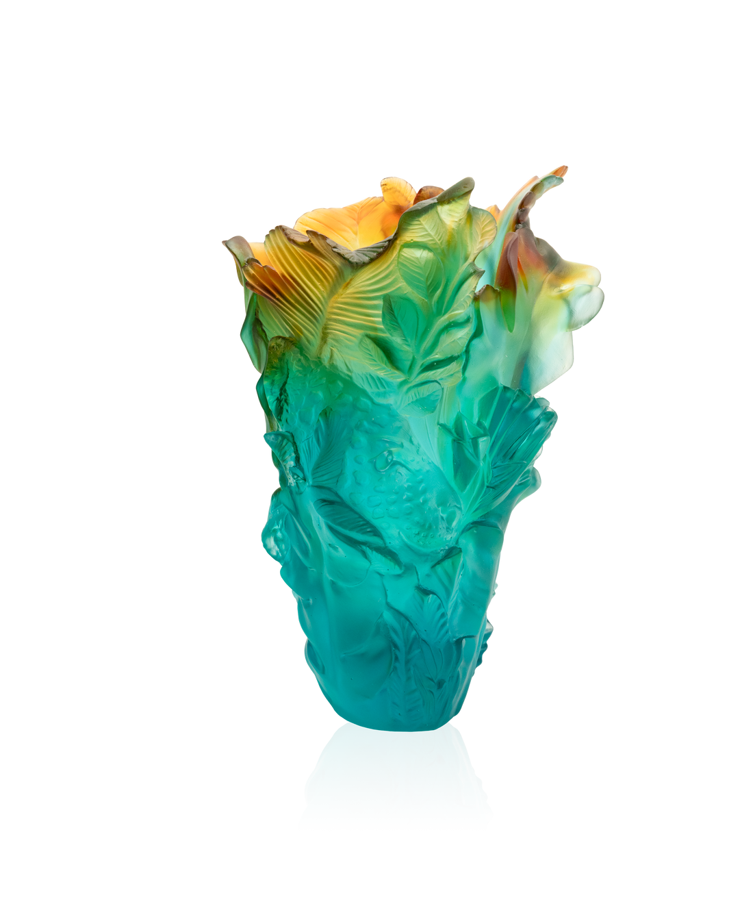 Voyage Tropical Vase grand modèle - Daum
