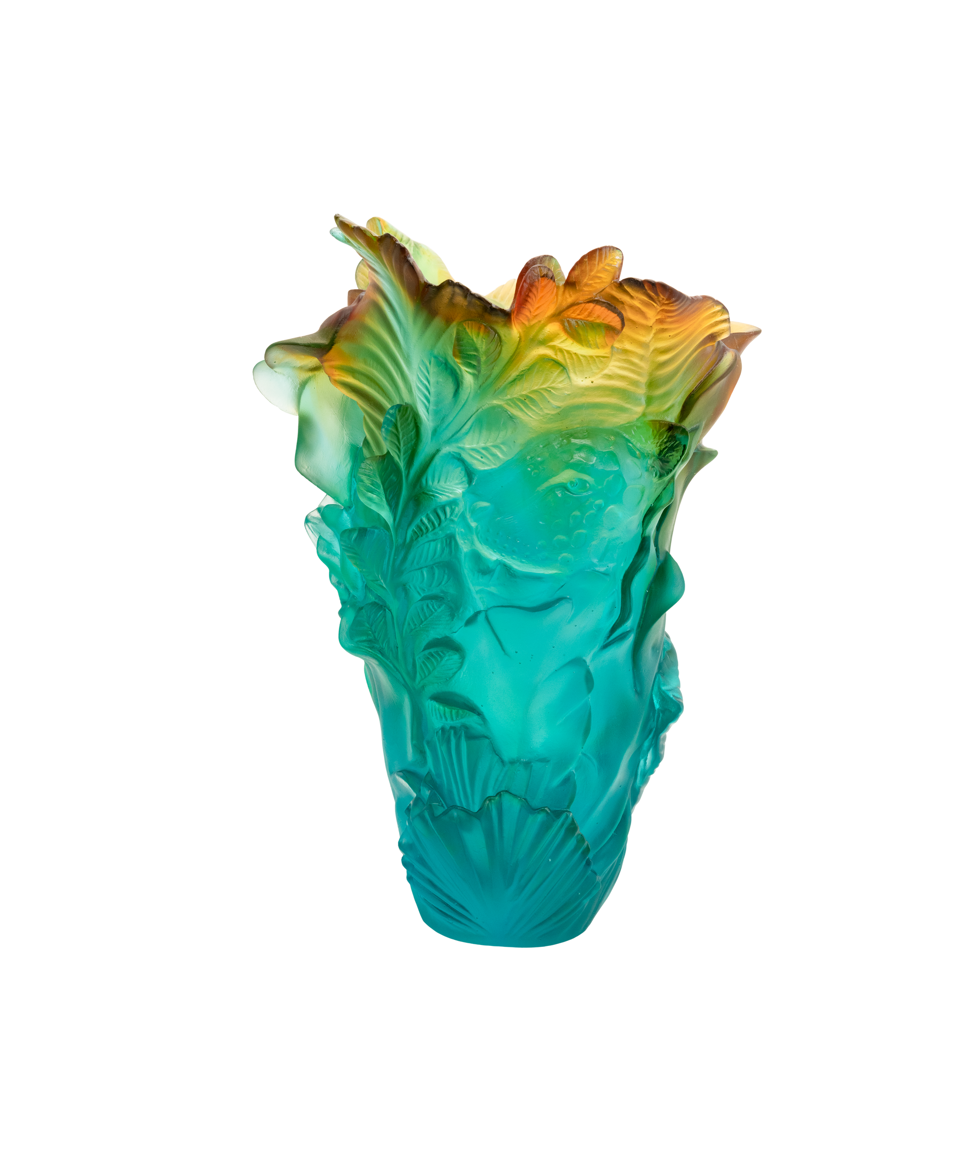 Voyage Tropical Vase grand modèle - Daum