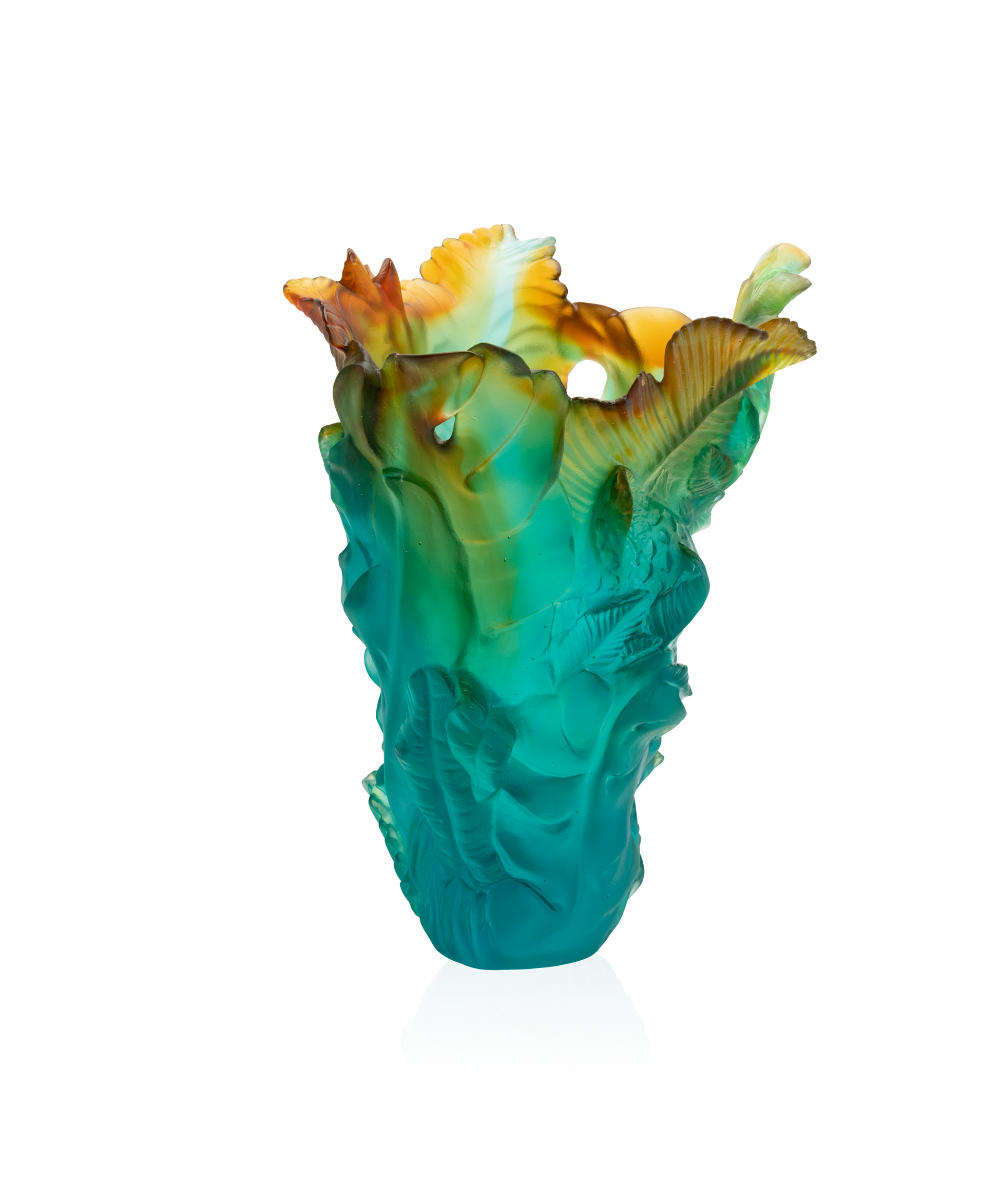 Voyage Tropical Vase grand modèle - Daum