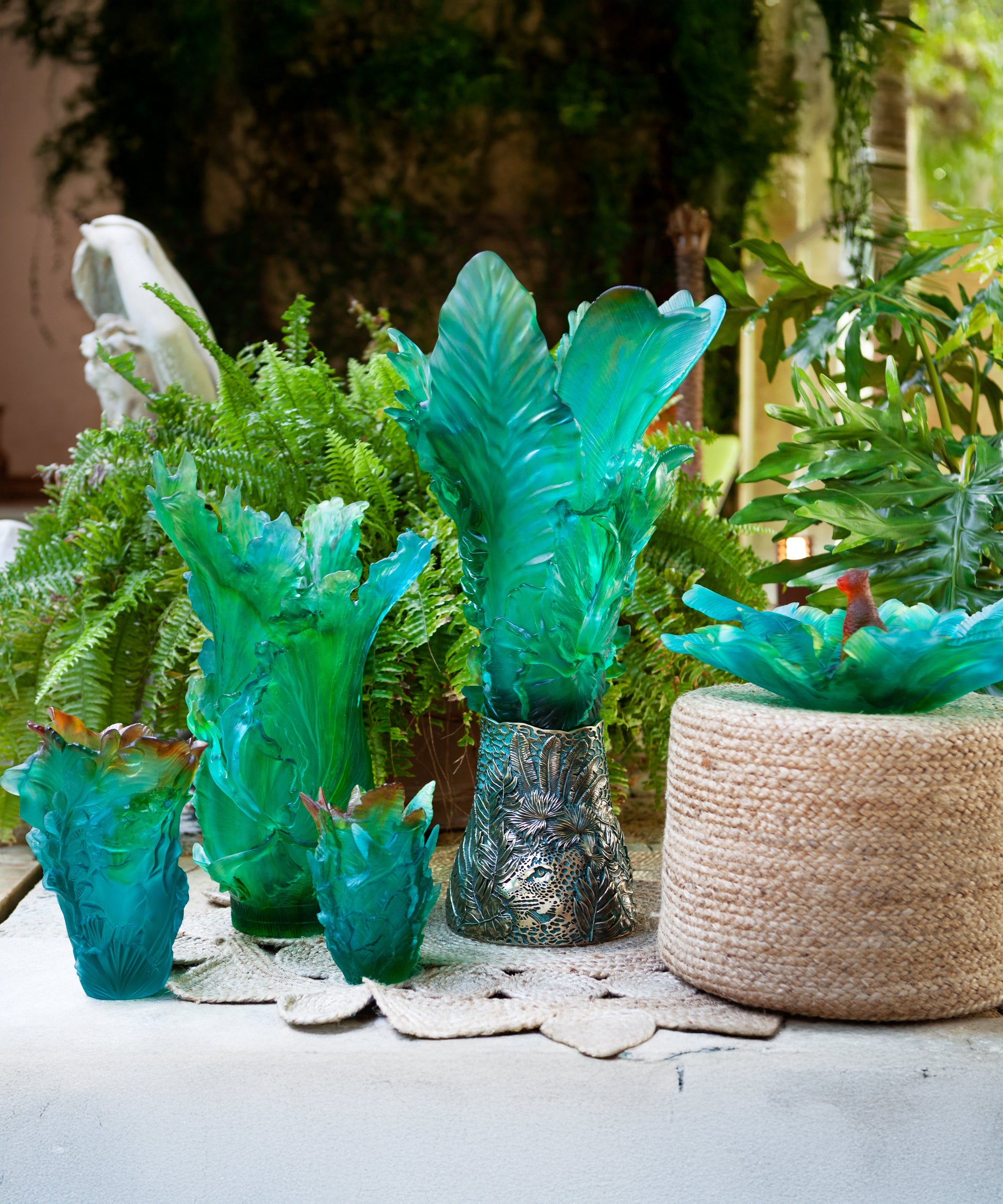 Voyage Tropical Vase grand modèle - Daum