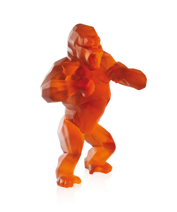 Wild Kong Orange de Richard Orlinski 99ex - Daum