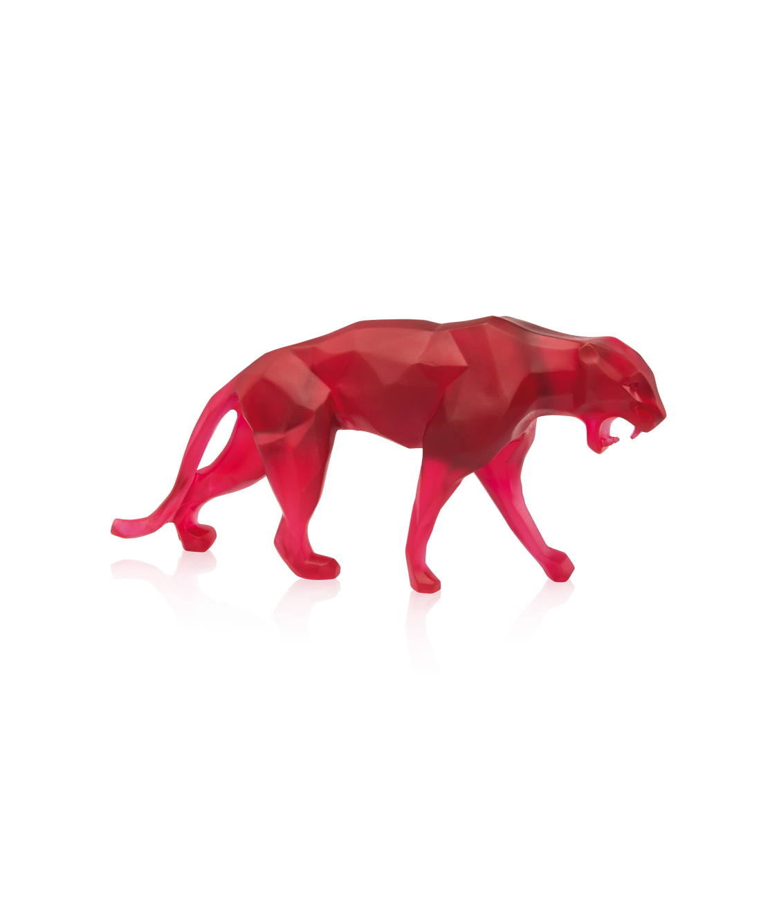 Wild Panther petit modèle Rouge de Richard Orlinski 375ex - Daum