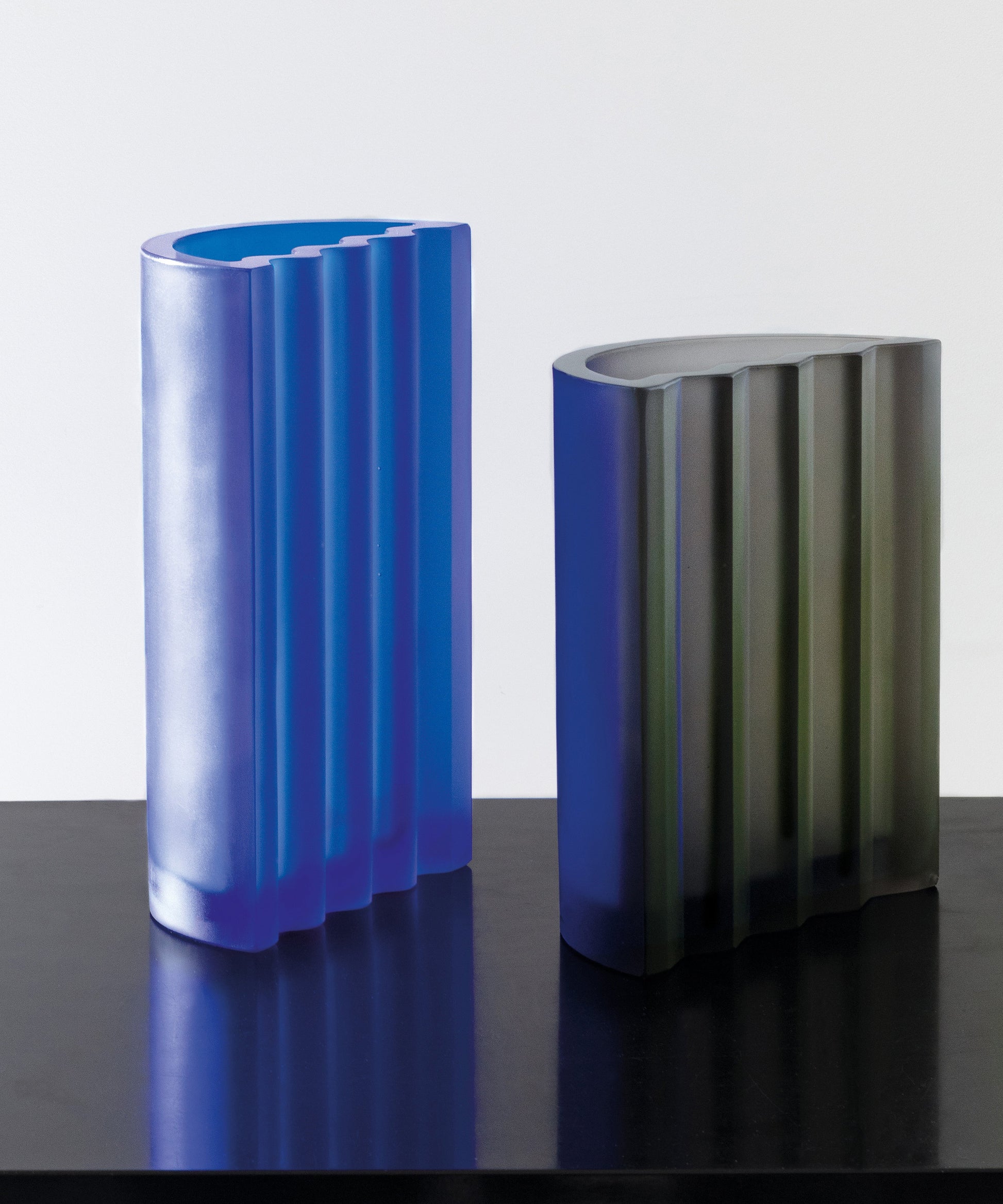Zigzag Vase grand modèle de Victoria Wilmotte 300ex - Daum