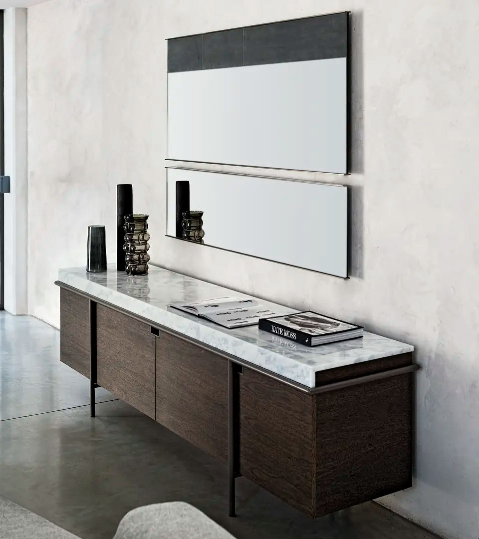Aura Sideboard by Giuseppe Viganò for Arketipo