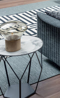Arbor Design Coffee Table with Curved Steel Base by Bonaldo