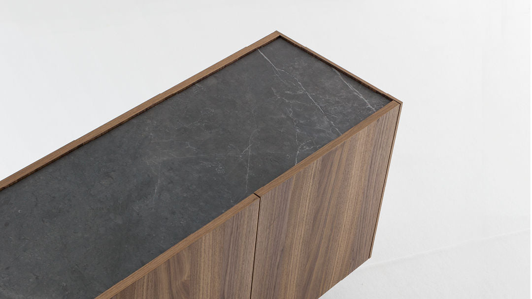 Madia soggiorno moderna di design Outline | Bonaldo