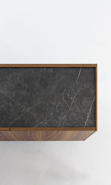 Madia soggiorno moderna di design Outline | Bonaldo