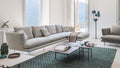 Divano angolare con Chaise Longue moderno Lars
