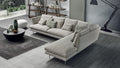 Divano angolare con Chaise Longue moderno Lars