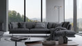 Divano angolare con Chaise Longue moderno Lars