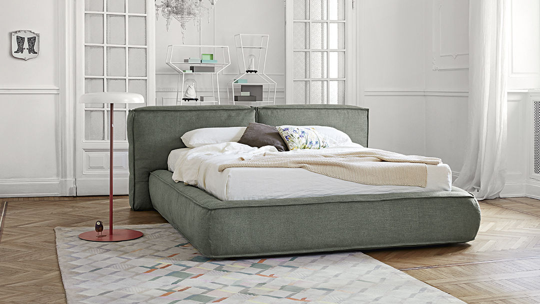 Letto matrimoniale contenitore Fluff