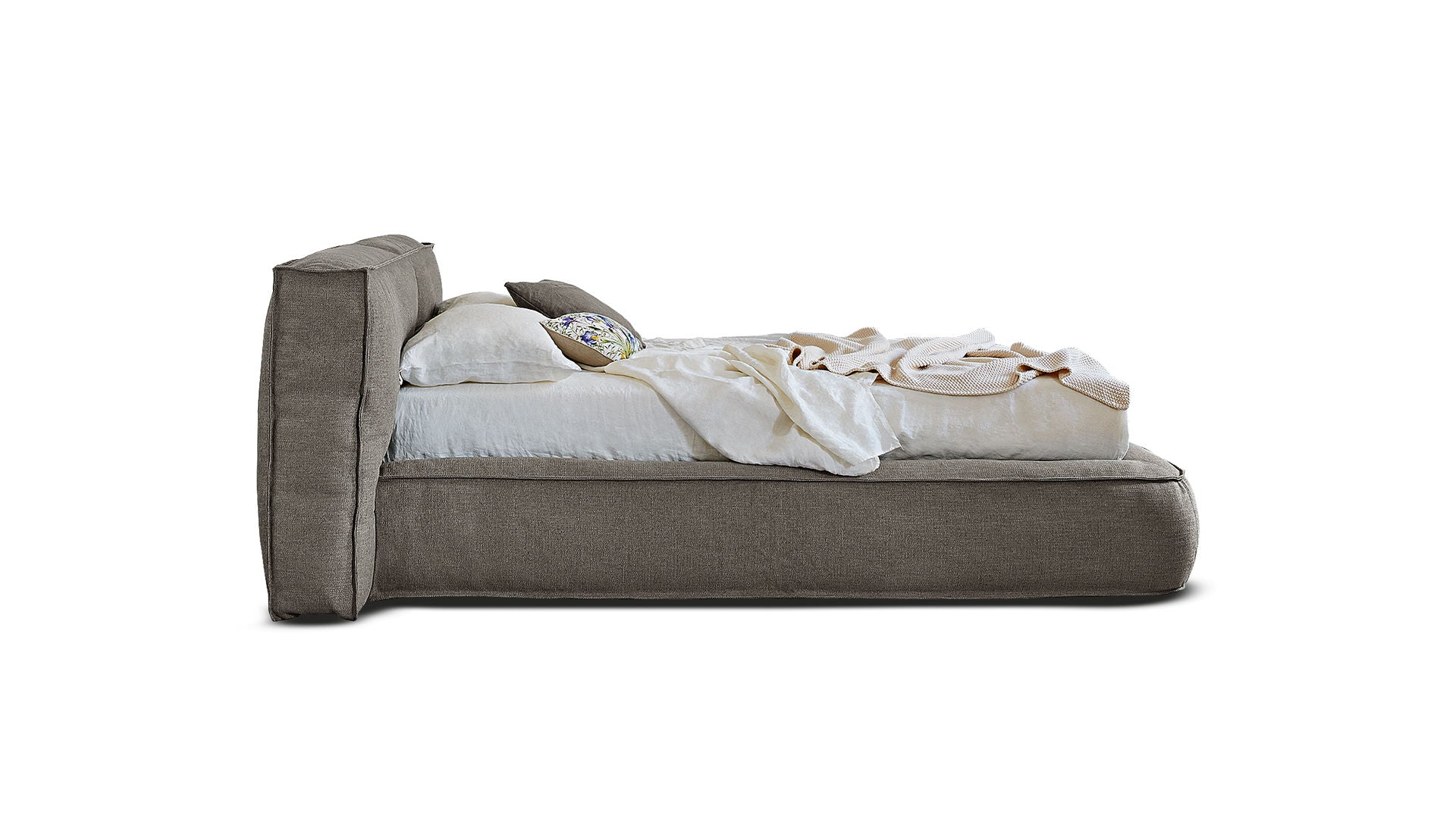Letto matrimoniale contenitore Fluff