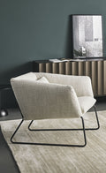 Bonaldo Nikos Low Hi Pouf Armchair with Down Cushions