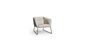 Bonaldo Nikos Low Hi Pouf Armchair with Down Cushions