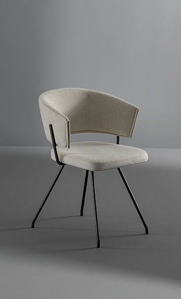 Sedia contract con schienale curvo Bahia Bahia S