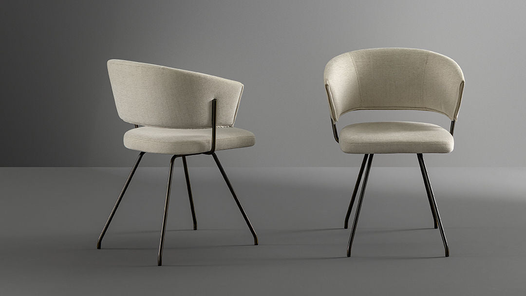 Sedia contract con schienale curvo Bahia Bahia S