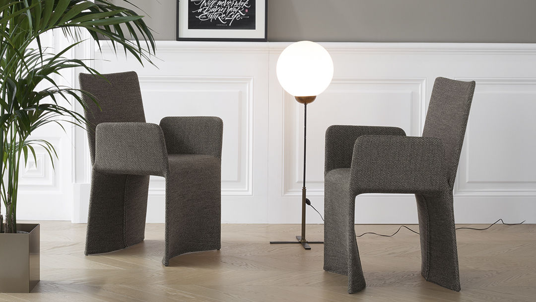 Ketch & Miss Ketch Upholstered Fabric Chair With Metal Frame