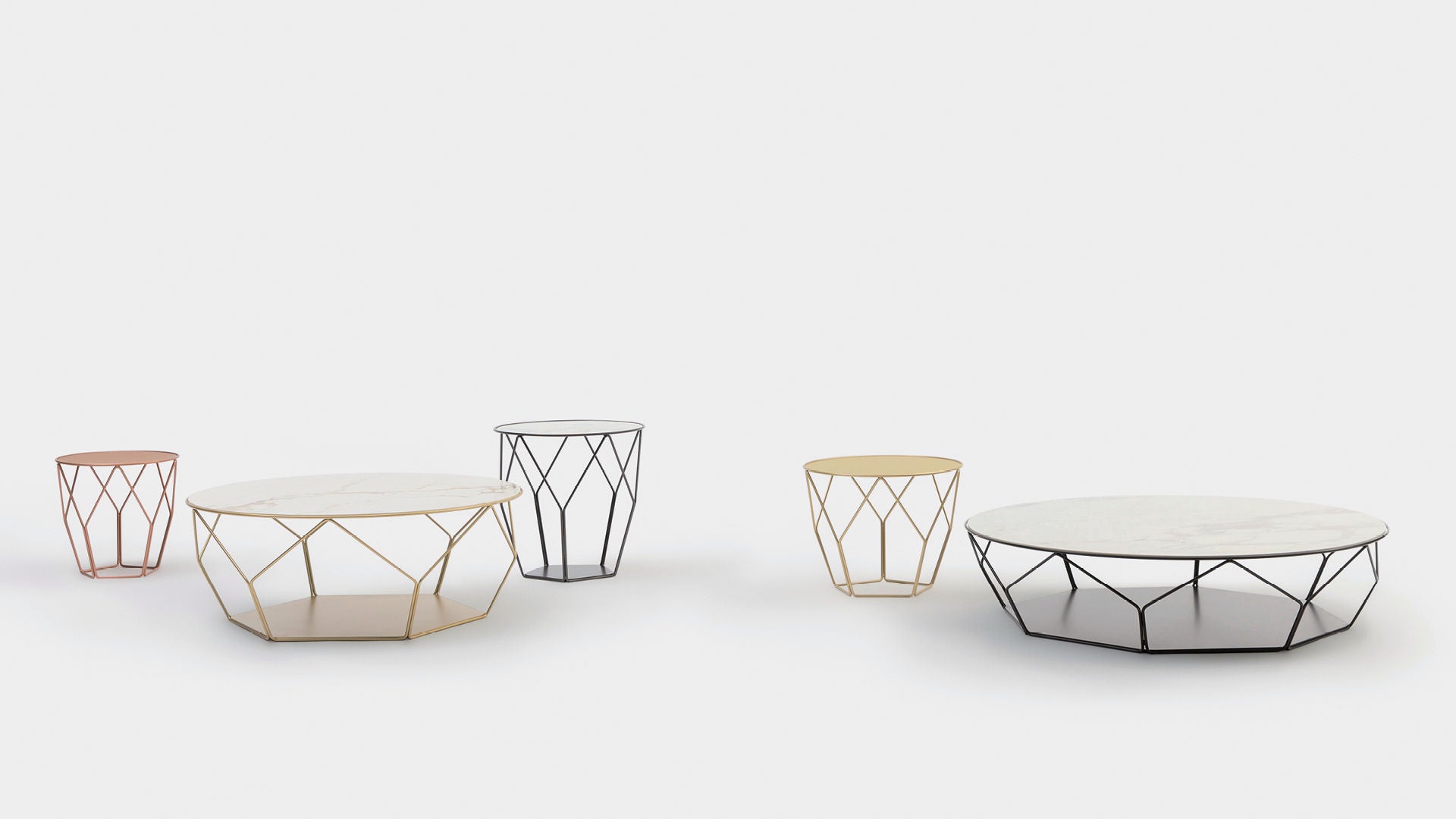 Arbor Design Coffee Table with Curved Steel Base by Bonaldo