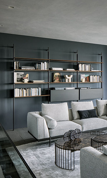 librería modular Roll | Bonaldo