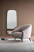 Saddle Armchair Upholstered With Armrests By Bonaldo