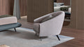 Saddle Armchair Upholstered With Armrests By Bonaldo