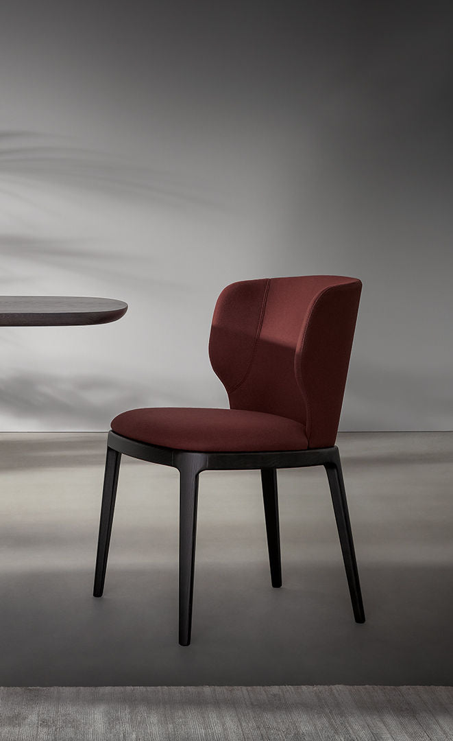Sedia arredo Design con gambe in legno Joy | Bonaldo