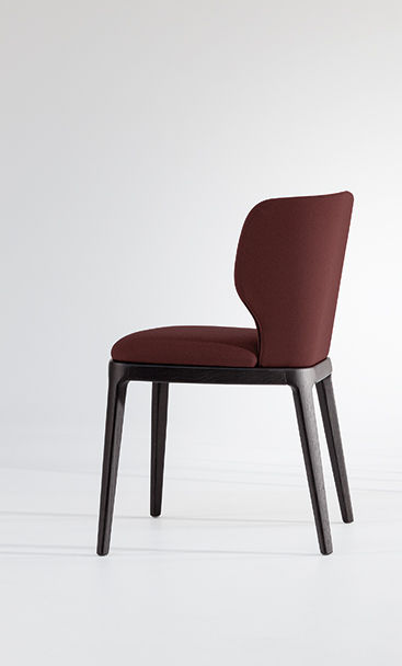 Sedia arredo Design con gambe in legno Joy | Bonaldo