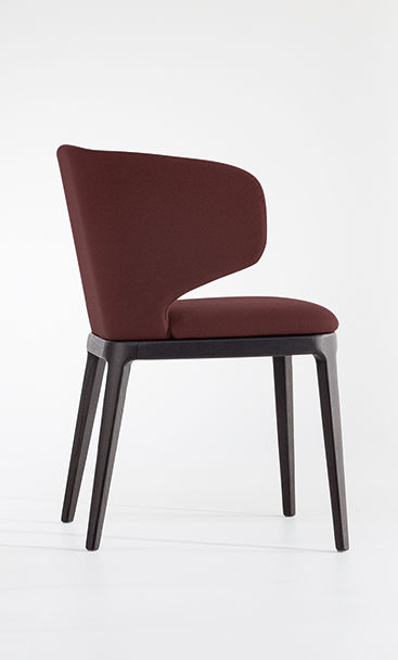 Sedia arredo Design con gambe in legno Joy | Bonaldo