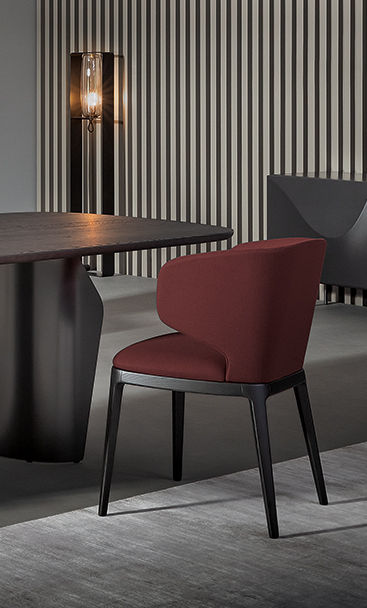 Sedia arredo Design con gambe in legno Joy | Bonaldo