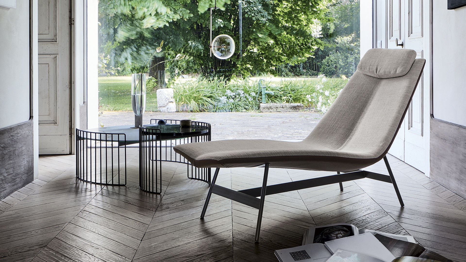 Poltrona chaise longue moderna Alpilles | Bonaldo