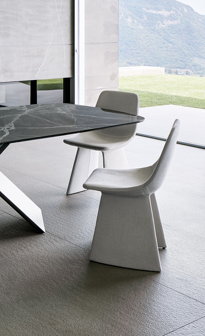 Sedia imbottita moderna Agea | Bonaldo