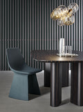 Bonaldo Agea Chair: Upholstered Seat With Solid Legs