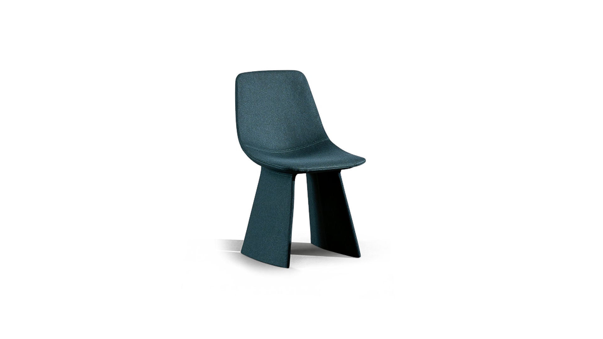 Bonaldo Agea Chair: Upholstered Seat With Solid Legs