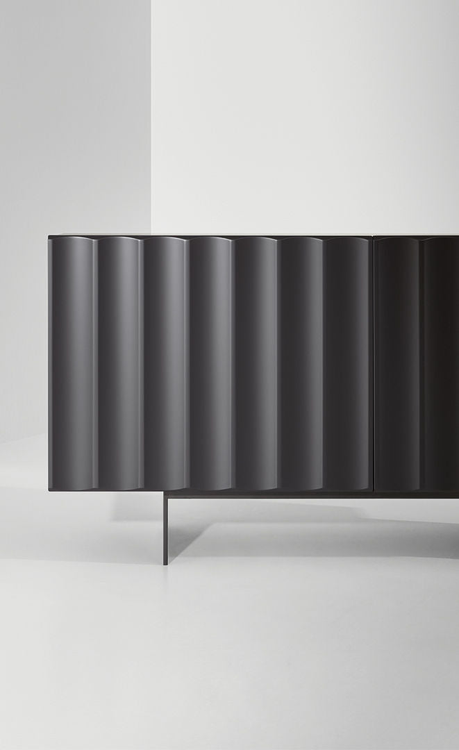 Dorian Sideboard by Bonaldo With Vertical Door Grooves