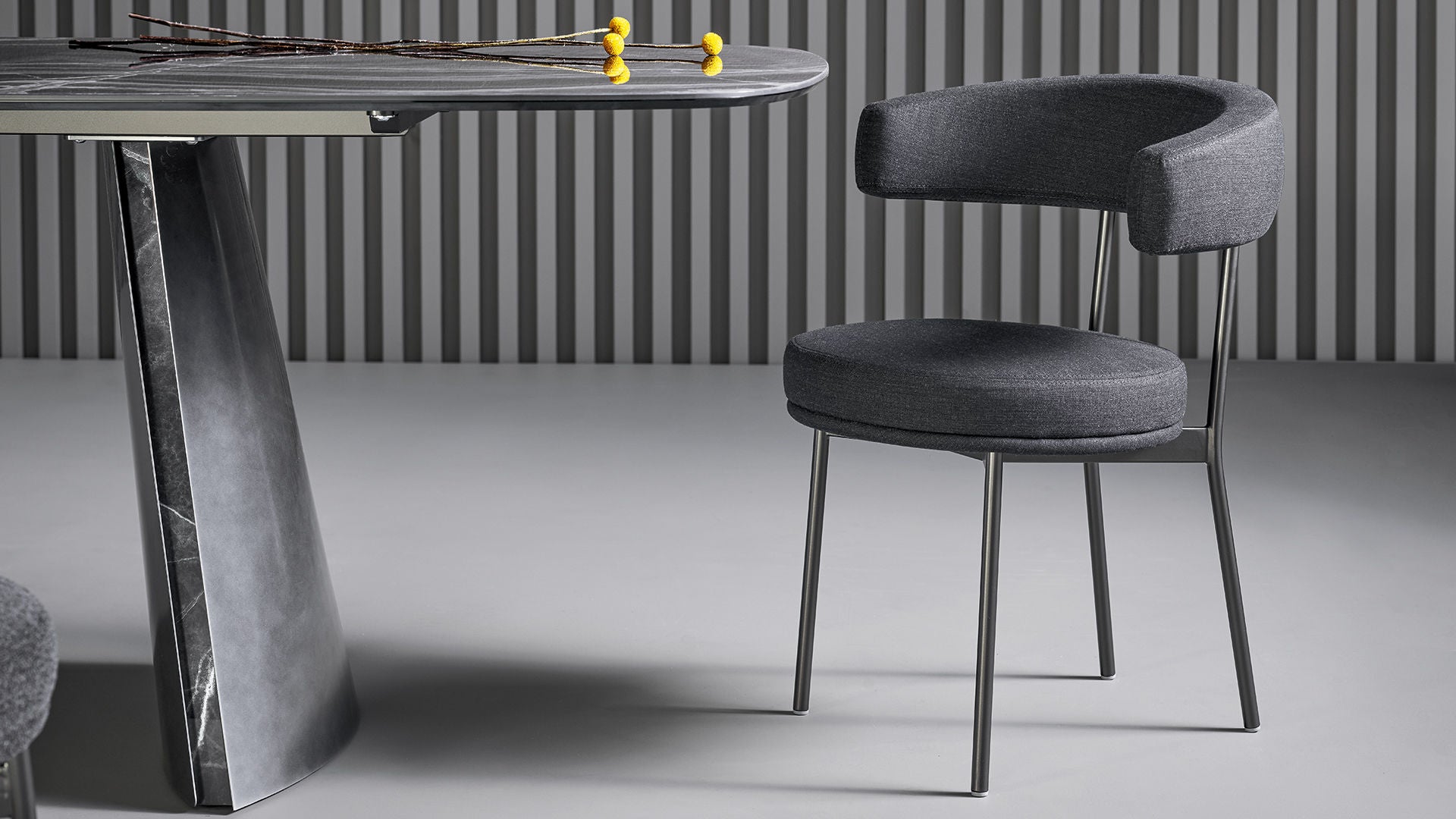 Sedia imbottita per sala da pranzo Neuilly | Bonaldo