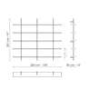 Bonaldo Foil Bookshelf - Modern Metal and Aluminum Bookcase
