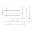 Bonaldo Foil Bookshelf - Modern Metal and Aluminum Bookcase